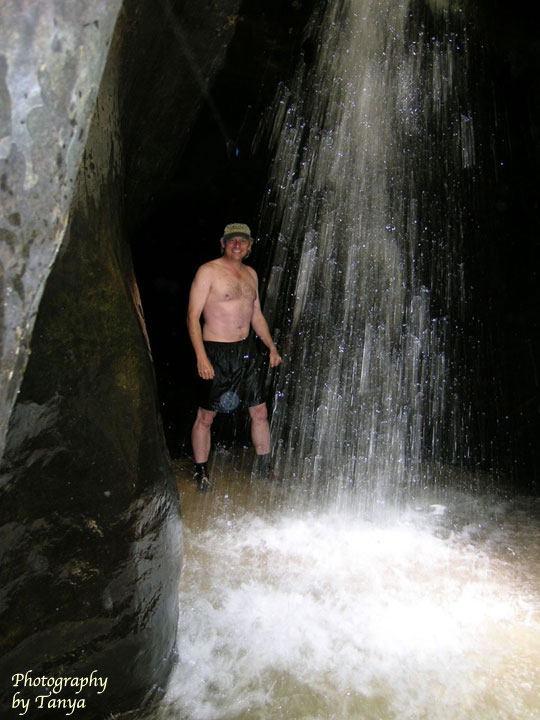 Shane Burrows in the Subway in Zion