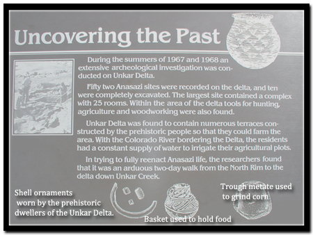 From a Kiosk at the North Rim of the Grand Canyon